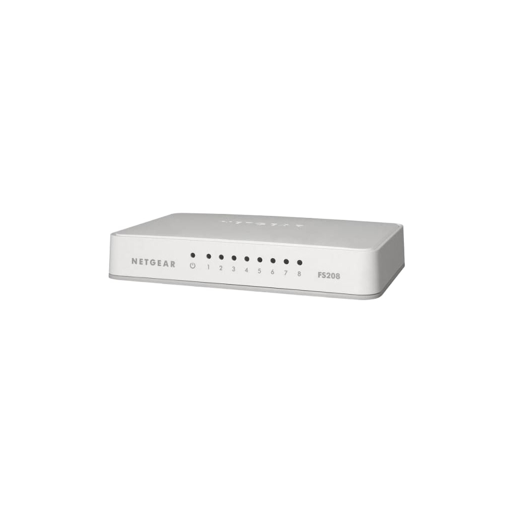 Комутатор мережевий Netgear FS208-100PES - зображення 2