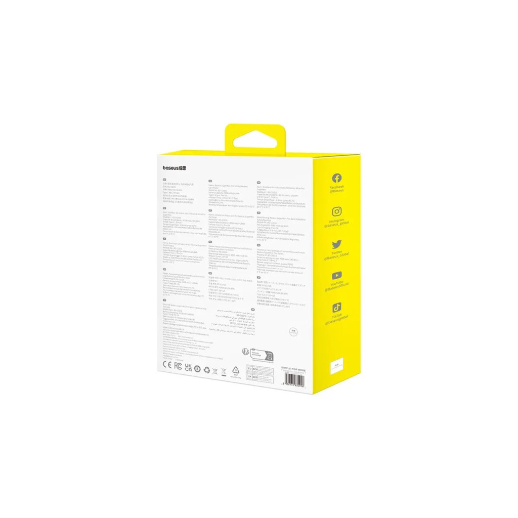 Автомобільний компресор Baseus Super Mini Pro Black (C1115930011100) - picture 12