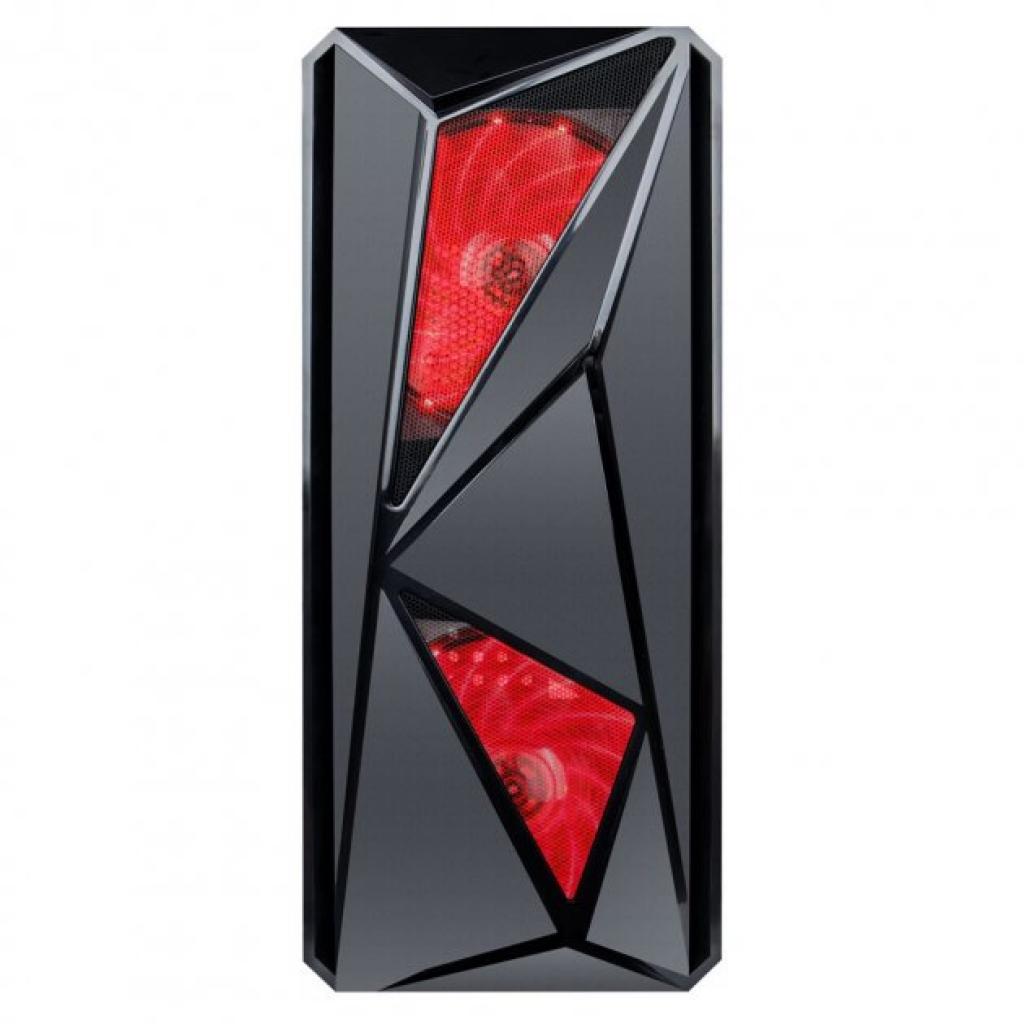 Корпус 1stPlayer F4-3A1-15LED RED - изображение 2