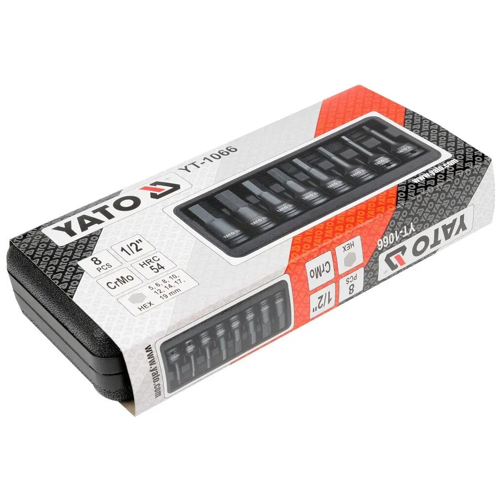 Набір торцевих головок Yato YT-1066 - зображення 2