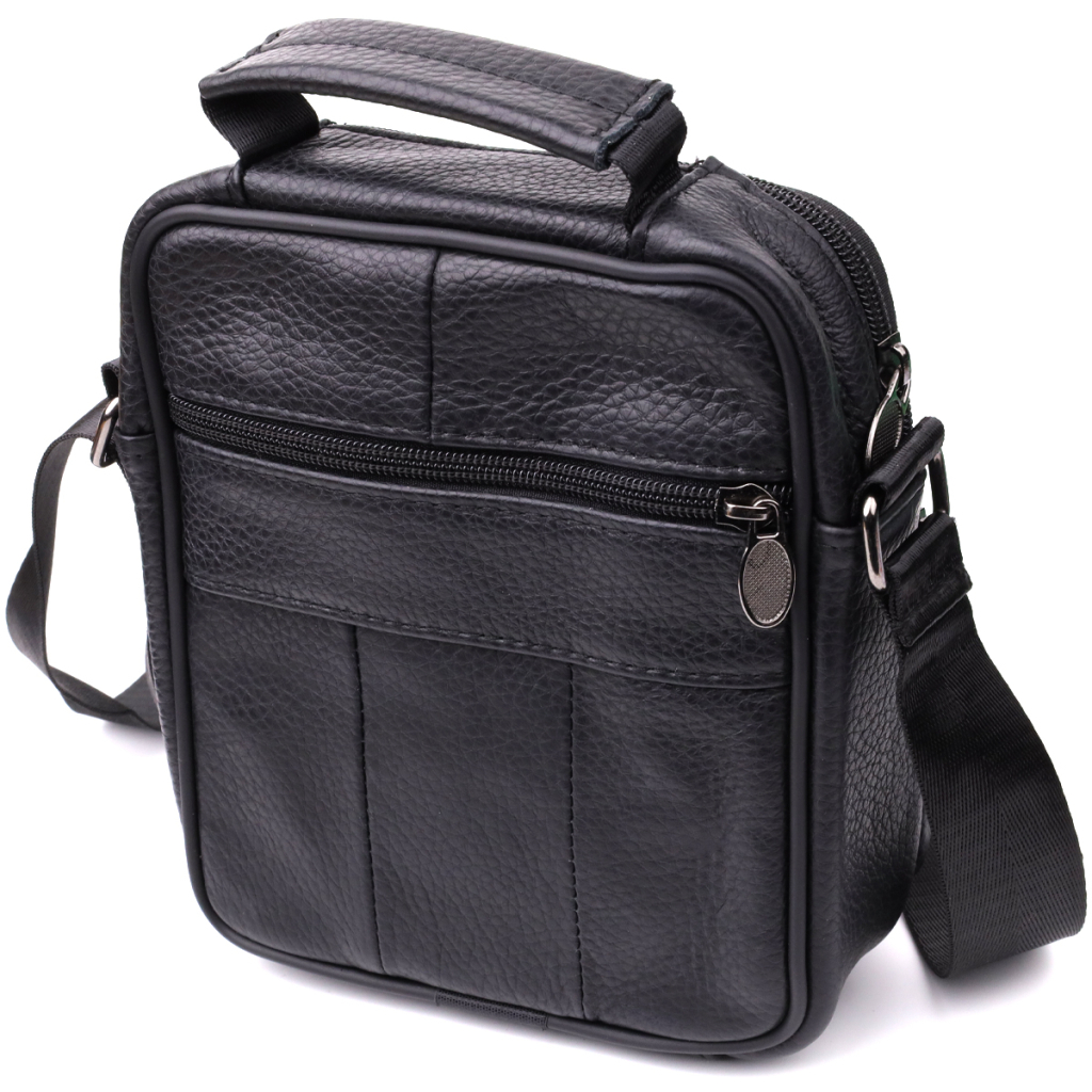 Сумка Vintage З натуральної шкіри Чорна (22864) - зображення 2