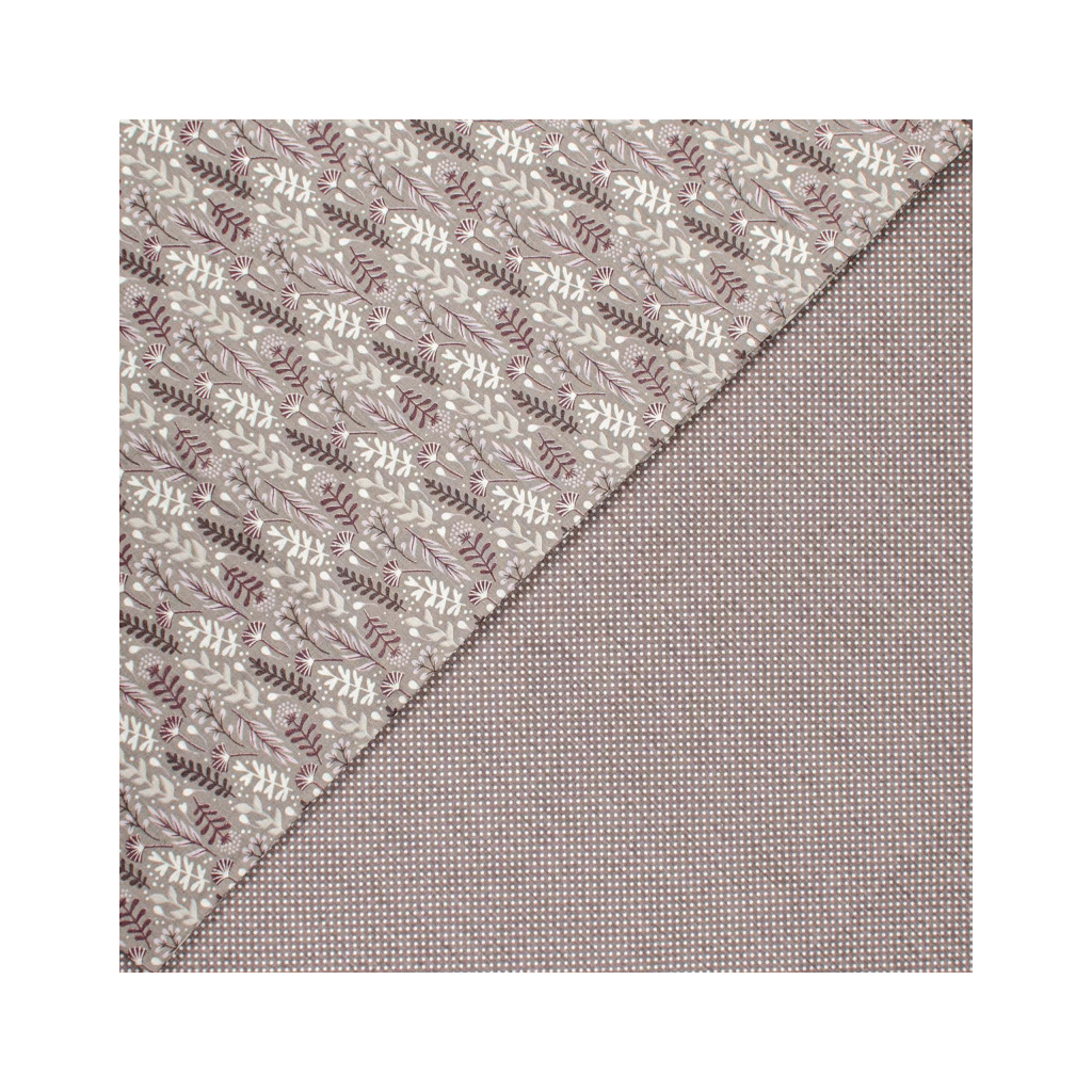 Постільна білизна Home Line Цвітіння трав/пшоно сіро-ліловий, бязь, полуторний (181397) - изображение 3