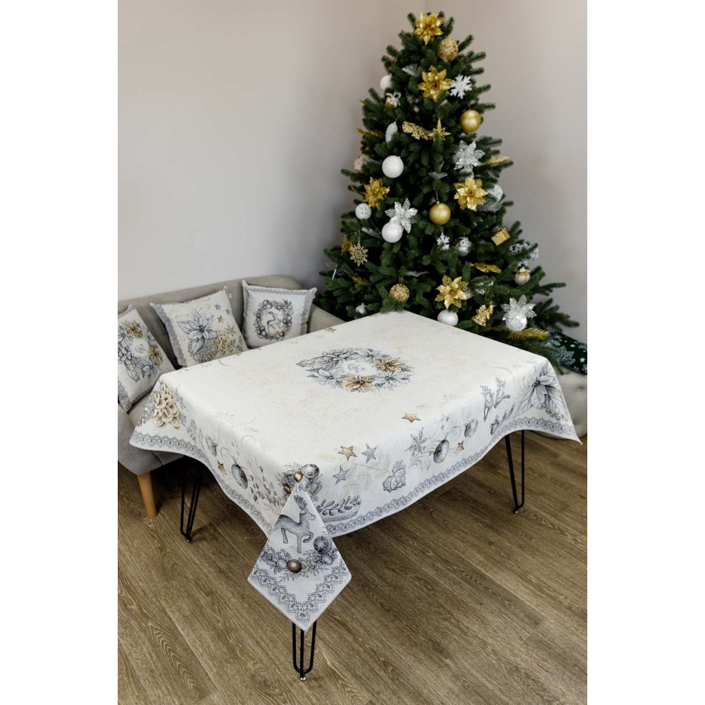 Скатертина Прованс гобеленова SILVER STAR 135х300см (4823093450073) - зображення 6