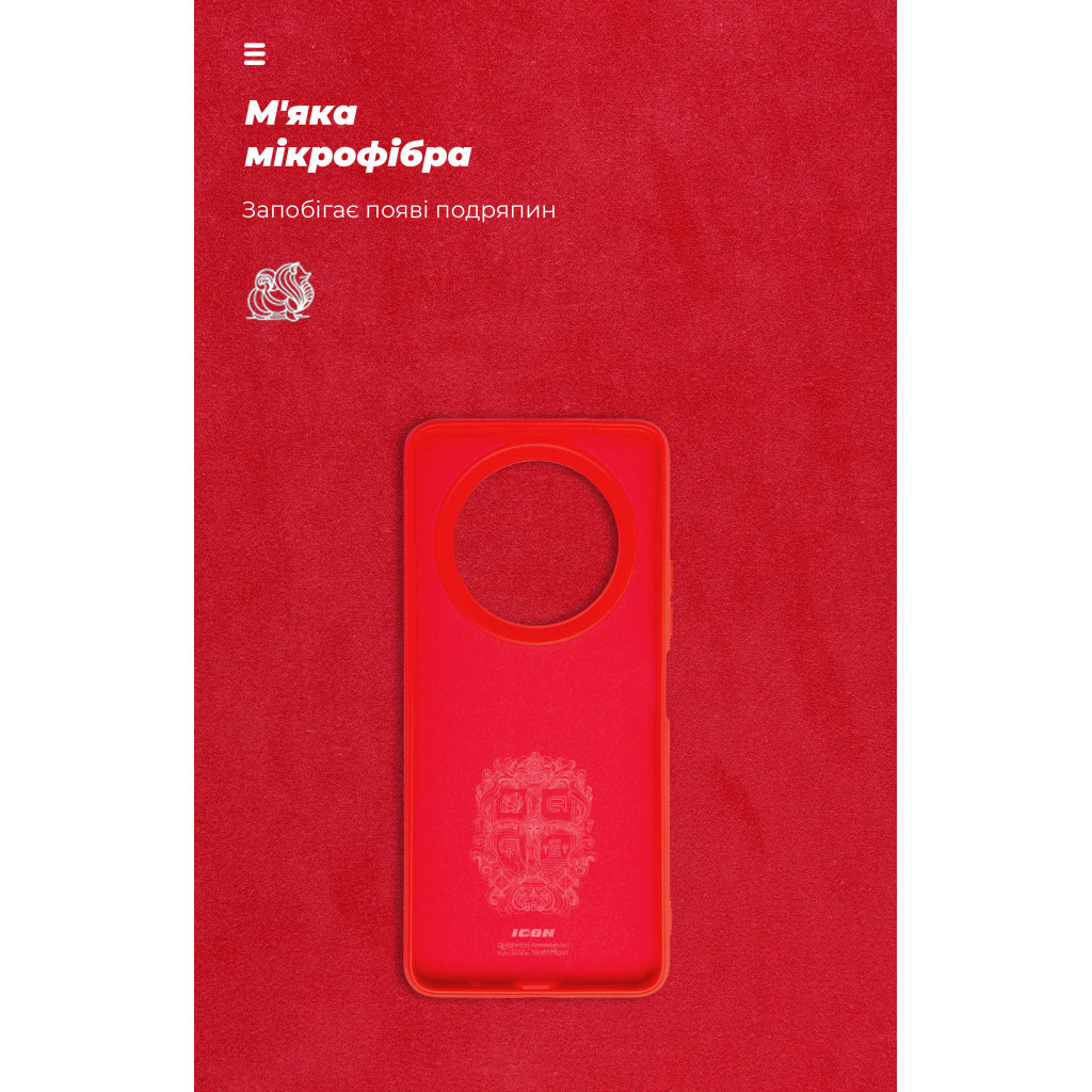Чохол до мобільного телефона Armorstandart ICON Case Xiaomi Redmi A3 Red (ARM74439) - зображення 4