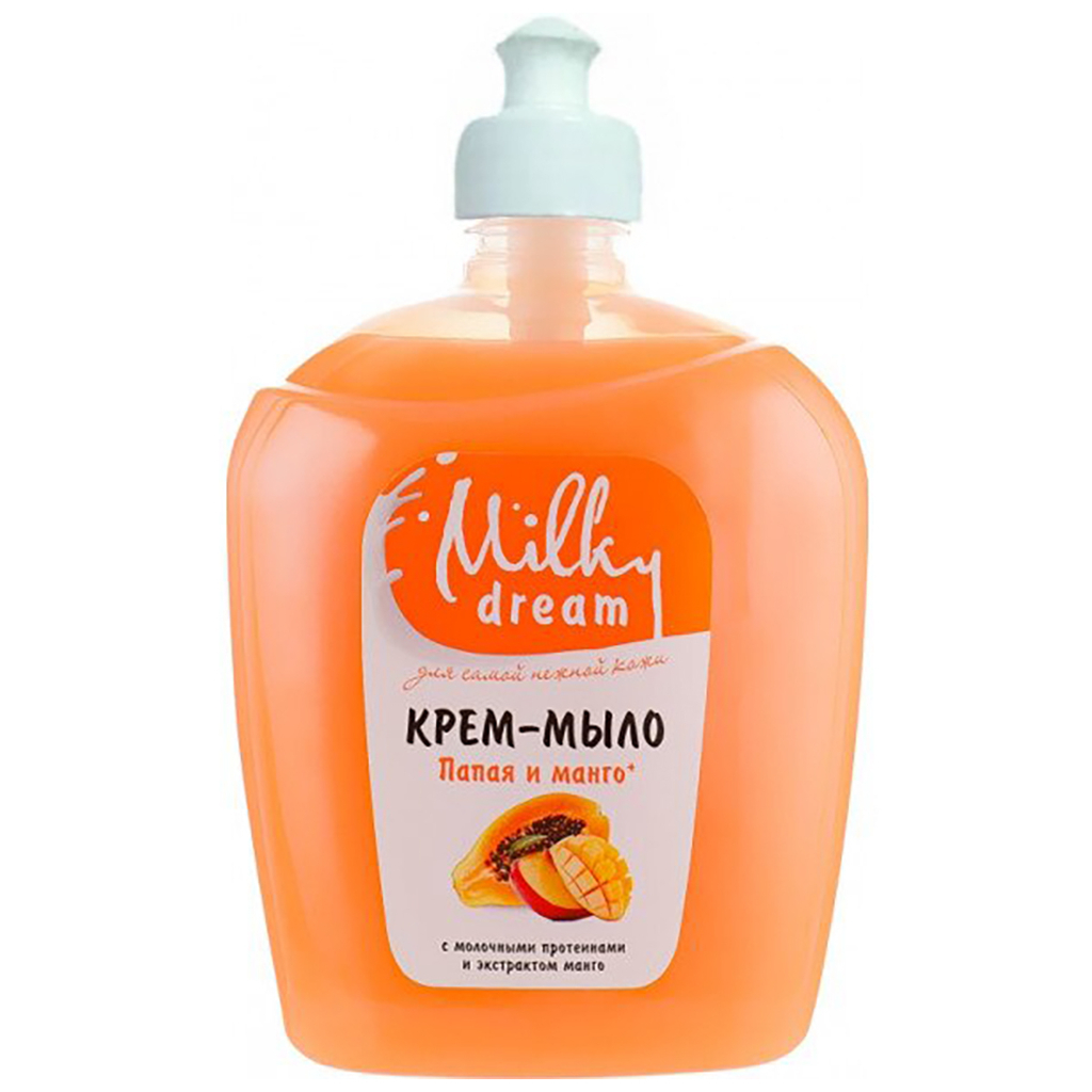 Рідке мило Milky Dream Папая і манго пуш-пул 500 мл (4820205301384) - зображення 1