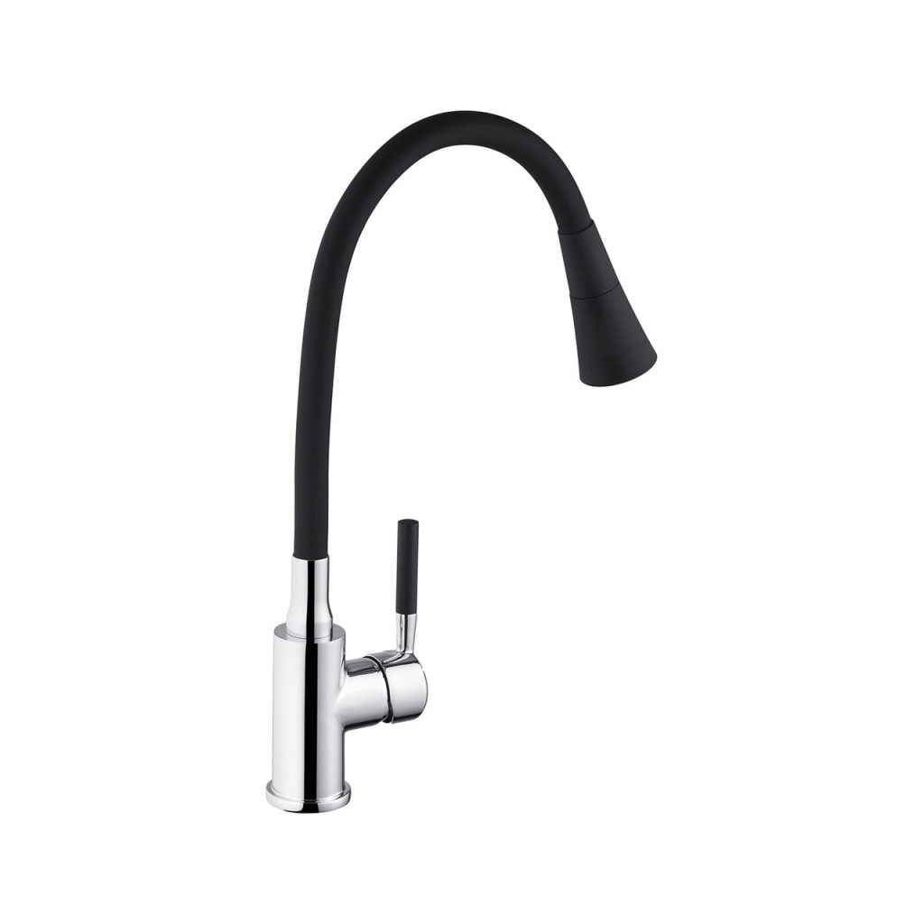 Змішувач Kroner Kuche-C132BLK - зображення 3