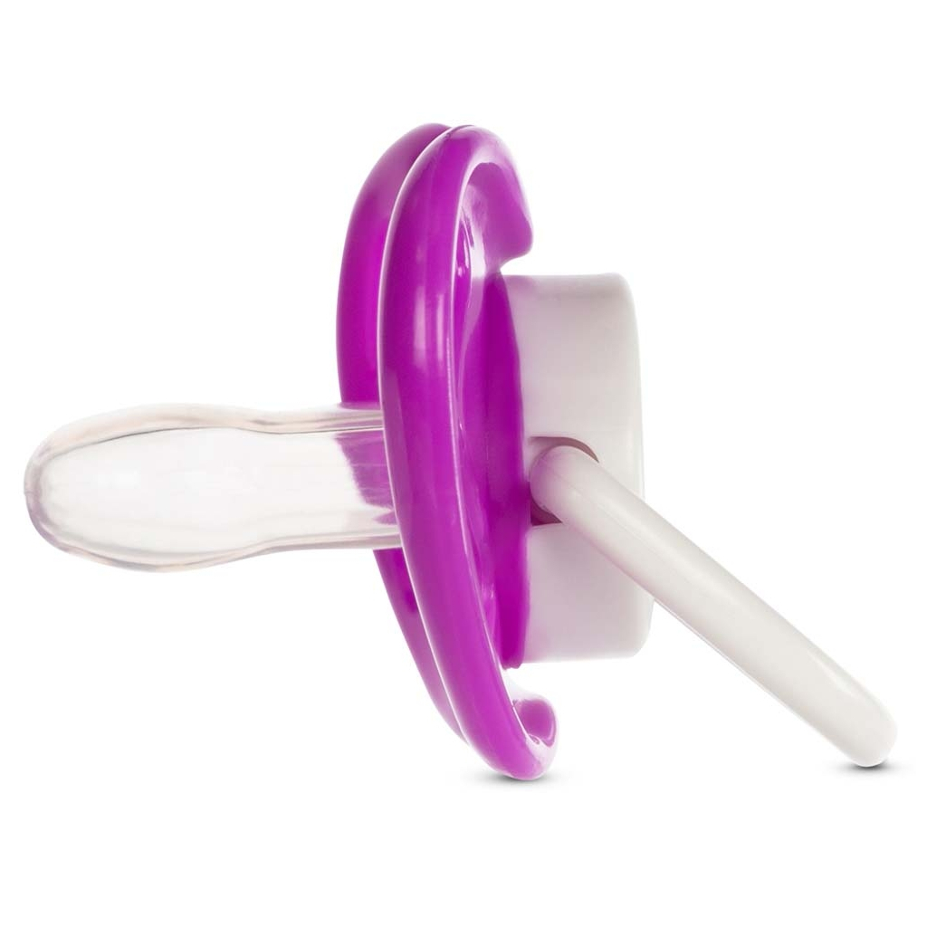 Пустушка Baboo Sea Life силіконова, 0+ міс (фіолетова) (5-031) - зображення 2