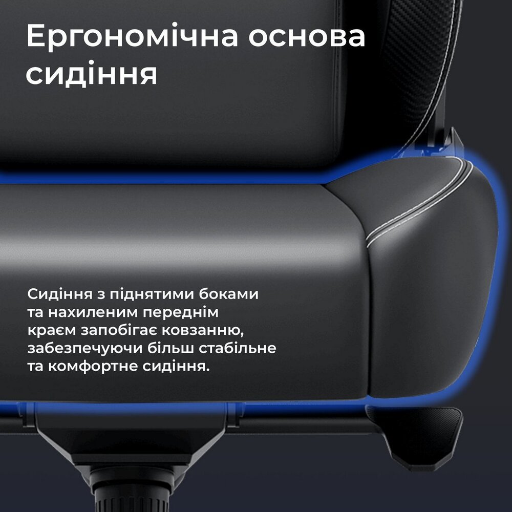 Крісло для геймерів Anda Seat Kaiser 4 V2 Size XL PVC Black (AD12YDDC-XLL-20-B-PV/C-03) - зображення 11