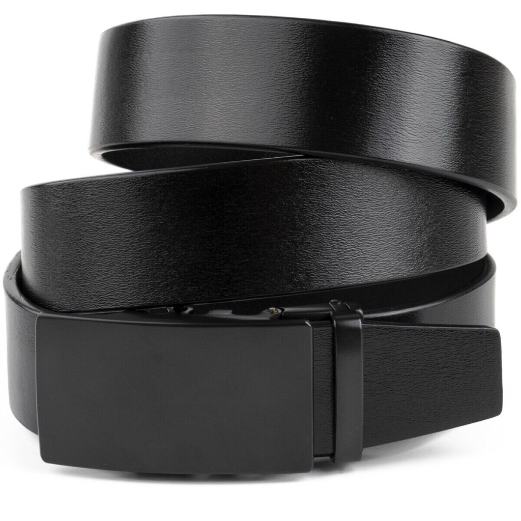 Ремінь Vintage Чоловічий із затемненою пряжкою Чорний (20302) - зображення 1