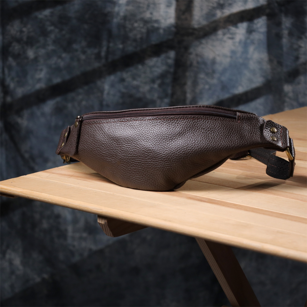 Сумка Shvigel З натуральної шкіри Коричнева (23137) - зображення 9