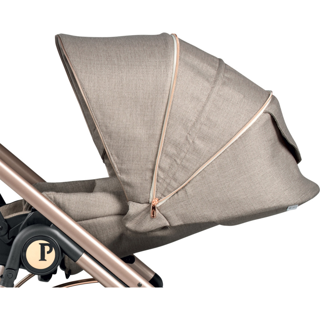 Коляска Peg-Perego 2 в 1 Veloce Mon Amour, рожеве золото (PACK-VEL2100000001) - зображення 5