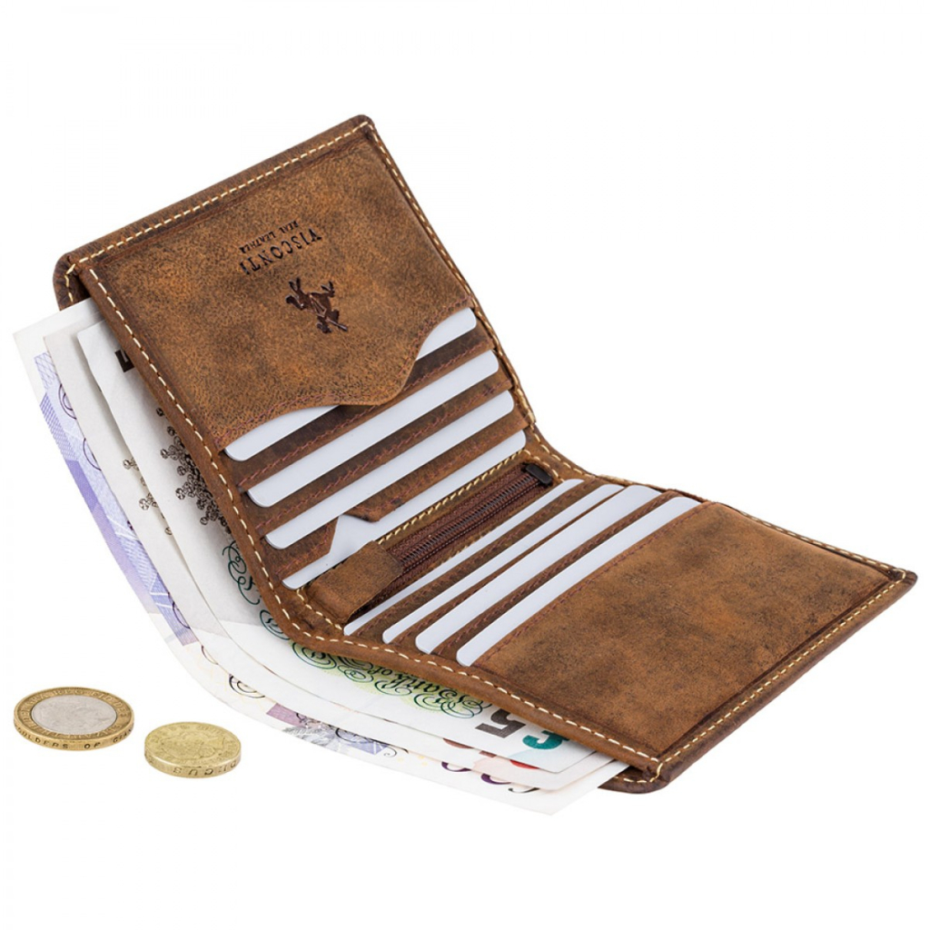 Гаманець Visconti 705 Arrow Oil Tan (705 OIL TAN) - зображення 4