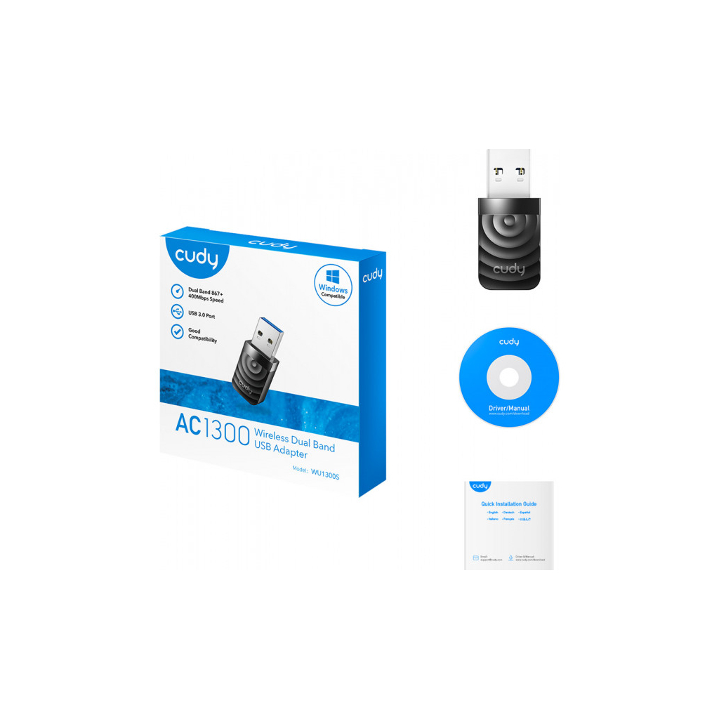 Мережева карта Wi-Fi Cudy WU1300S - зображення 4