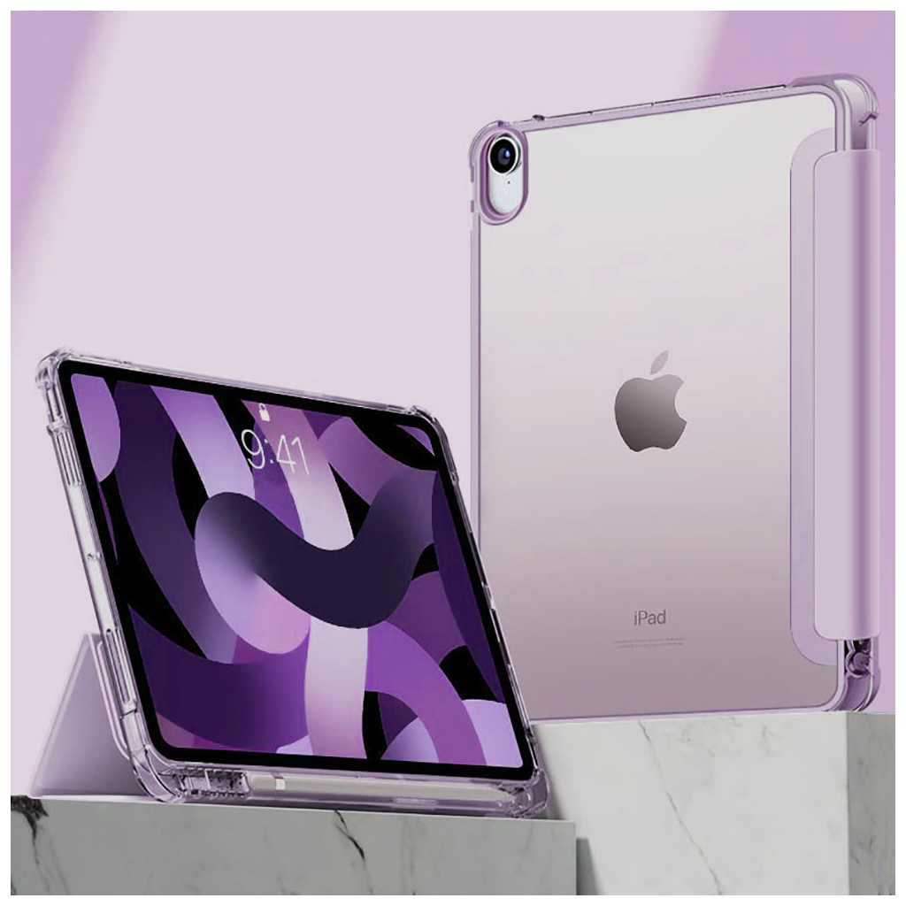 Чохол до планшета BeCover TPU Edge mount Pencil Apple iPad Air 5 (2022) 10.9" Purple (708774) - зображення 5