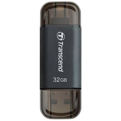 USB флеш накопичувач Transcend 32GB JetDrive Go 300 Black USB 3.1 (TS32GJDG300K) - зображення 1