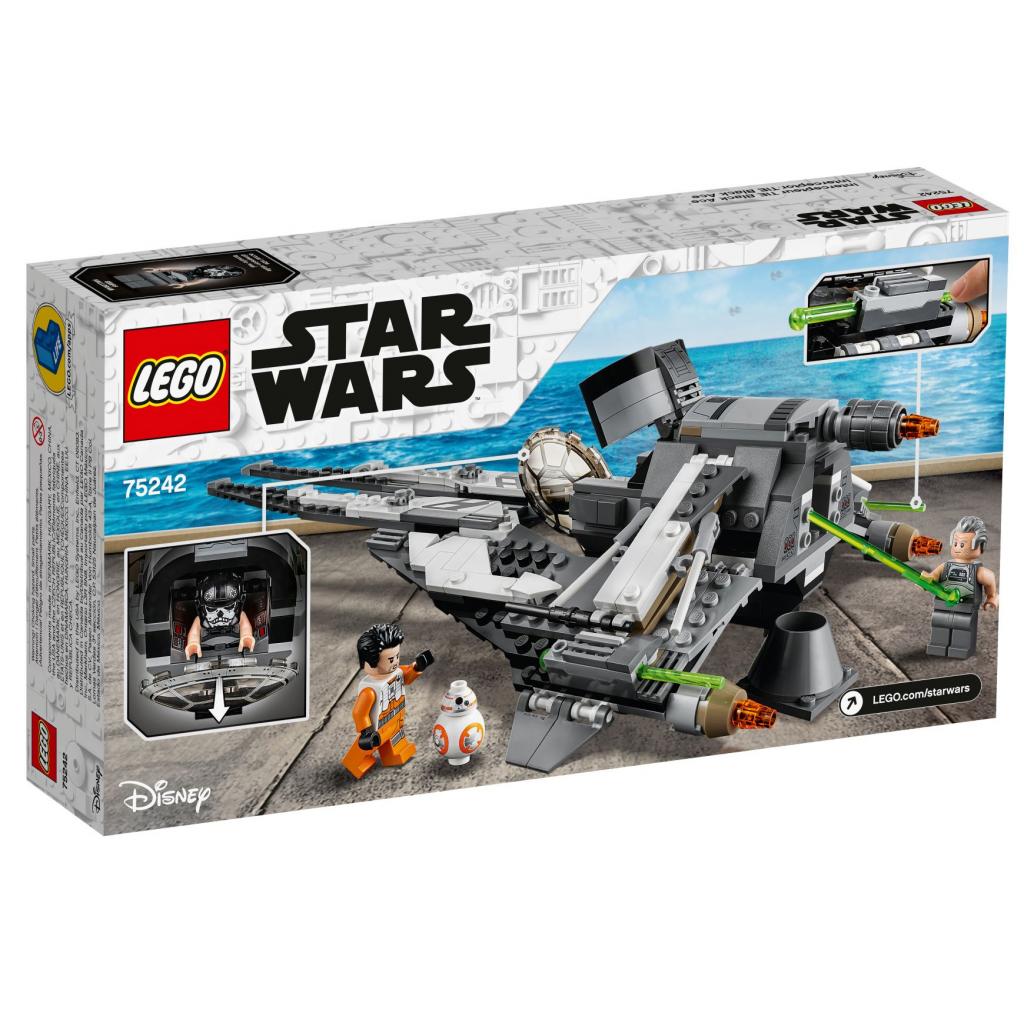 Конструктор LEGO Star Wars Перехоплювач СІД Чорного аса 396 деталей (75242) - зображення 7