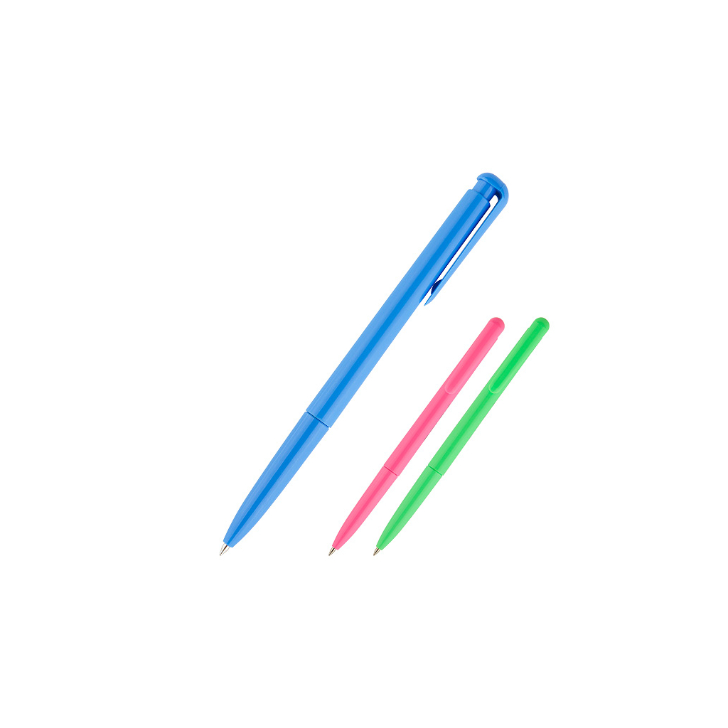 Ручка кулькова Delta by Axent автоматична Синя 0.7 мм Корпус асорті (DB2057-02) - зображення 1