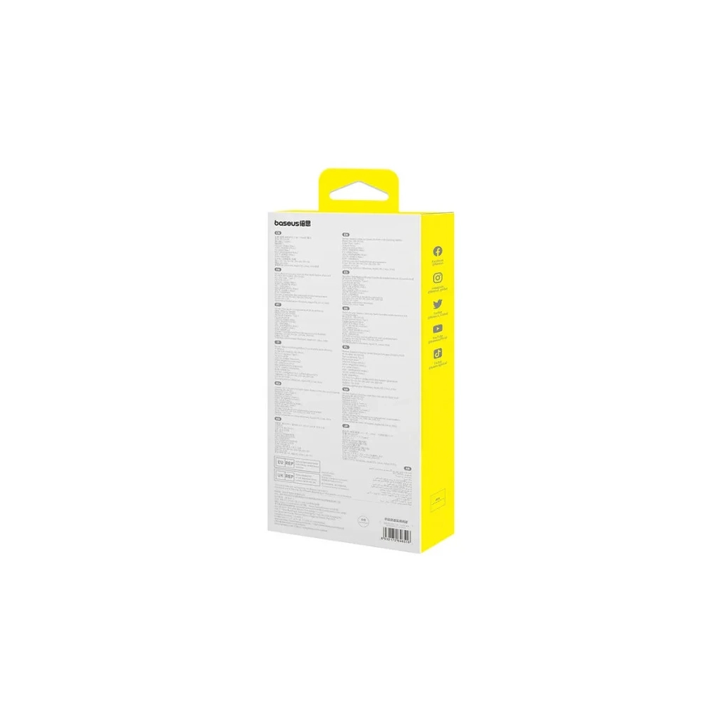 Концентратор Baseus USB-C 10-in-1 HDMI 4K60Hz + VGA + 3xUSB 3.0 + PD + RJ45 1000Mbps + SD/TF + 3.5mm gray (B0005280C811-00) - зображення 6