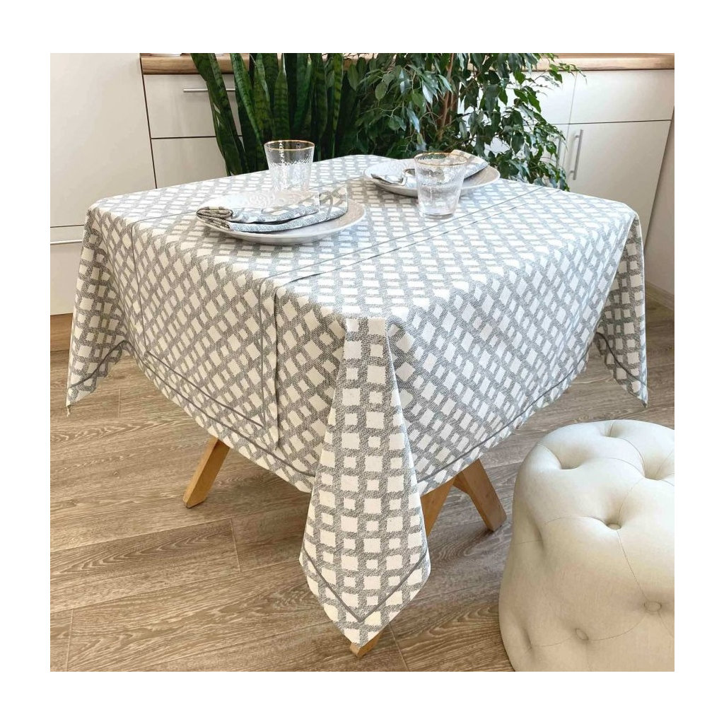 Скатертина Прованс Avantime Лофт Сірий 300х132 см (17303) - зображення 3