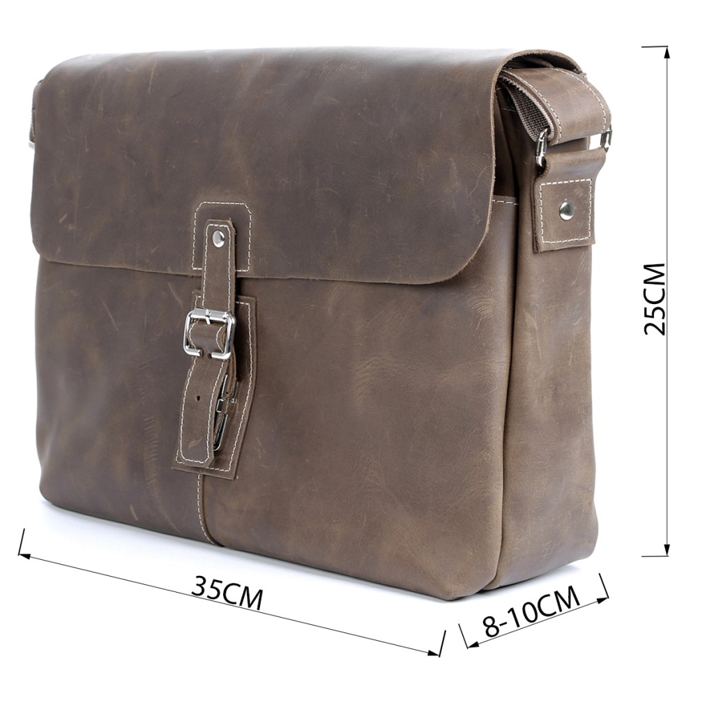 Сумка Shvigel Шкіряна Коричнева (00980) - зображення 3