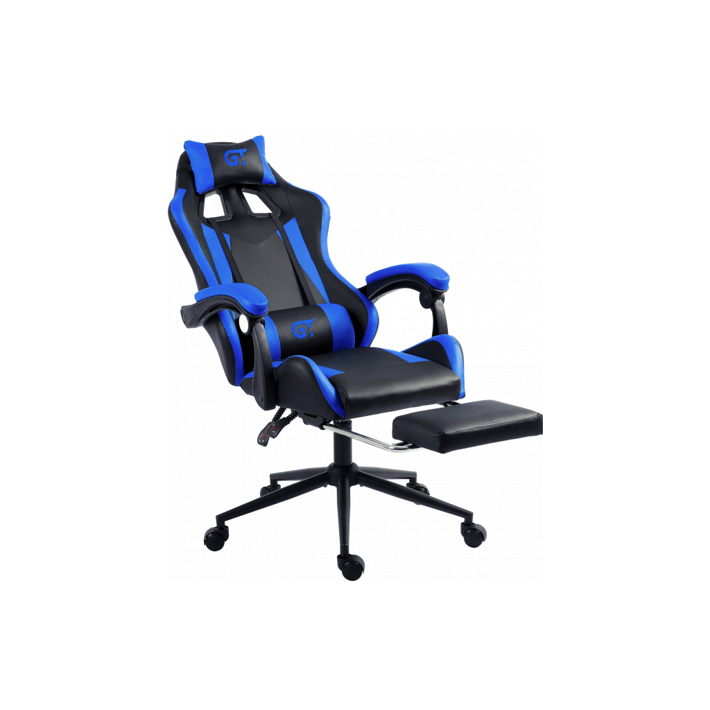 Крісло ігрове GT Racer X-2323 Black/Blue - зображення 4