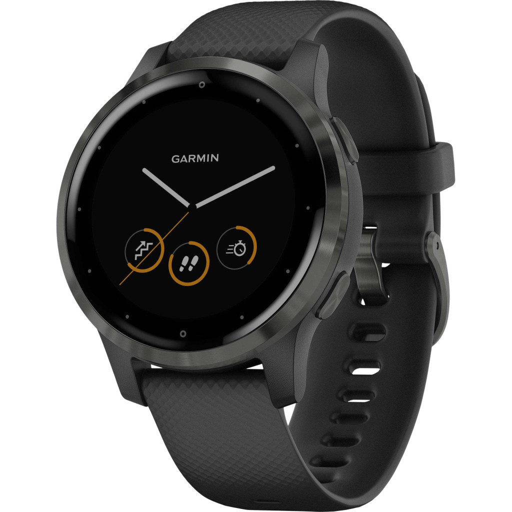 Смарт-годинник Garmin vivoactive 4S, Black/Slate, GPS (010-02172-13) - зображення 1