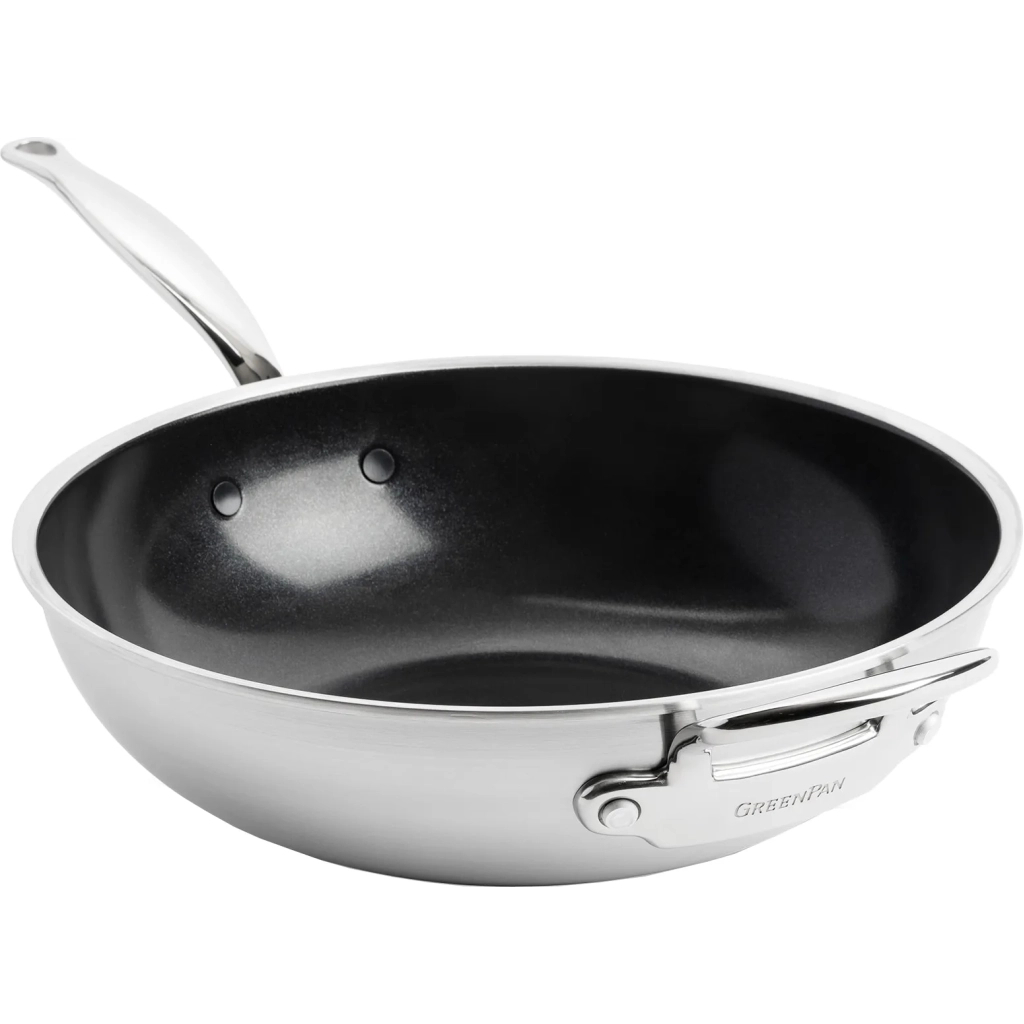 Сковорода GreenPan Premiere Вок 30 см, 4,7 л з керамічним покриттям (CC003821-001) - зображення 1