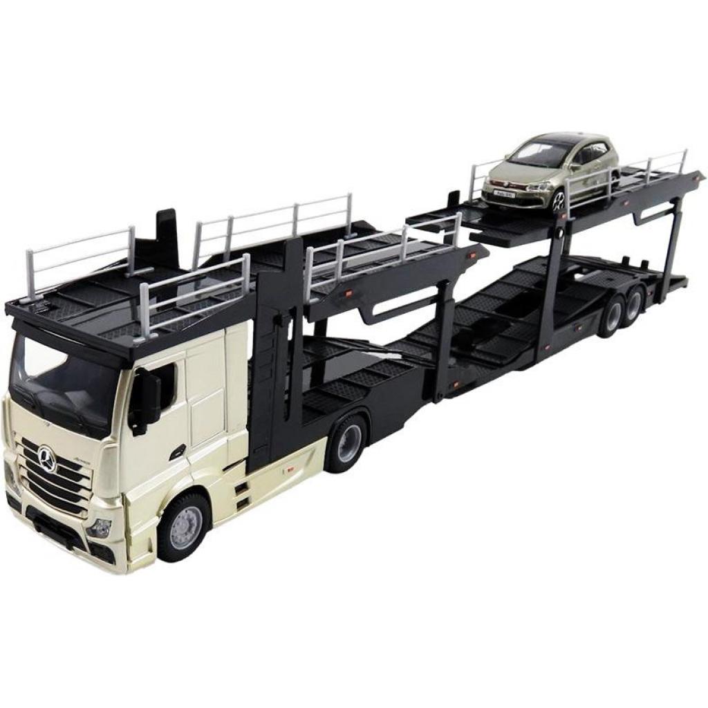 Спецтехніка Bburago Автотранспортер Mercedes-benz Actros (18-31458) - зображення 1