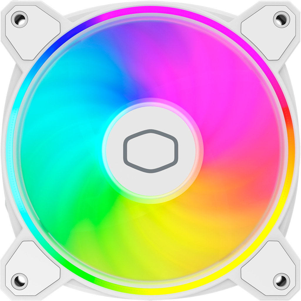 Кулер до корпусу CoolerMaster MasterFan MF120 HALO White Edition (MFL-B2DW-21NP2-R2) - зображення 2