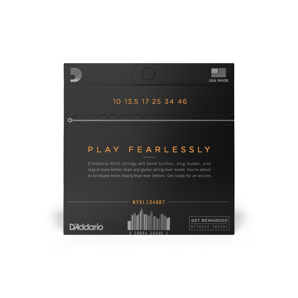 Струни для гітари D'Addario NYXL Balanced Tension Regular Light (10-46) (NYXL1046BT) - зображення 3