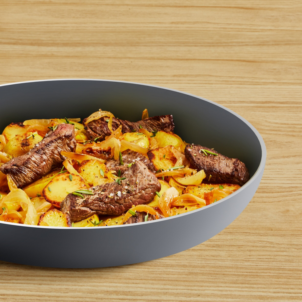 Сковорода Tefal Halo 28 см, алюміній, бакеліт, сірий (C3120653) - изображение 4