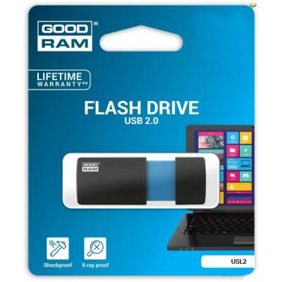 USB флеш накопичувач Goodram 8GB USL2 Black USB 2.0 (USL2-0080K0R11) - зображення 3
