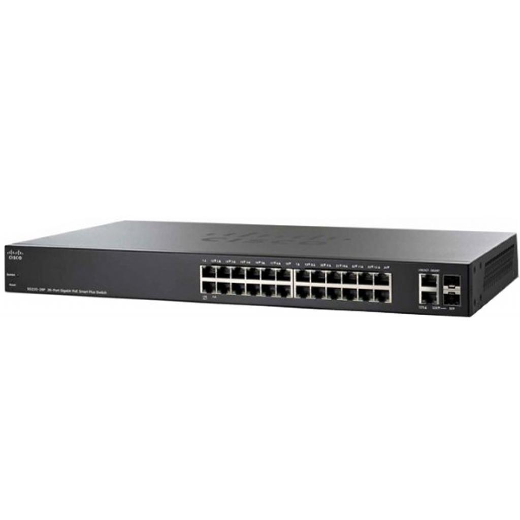 Комутатор мережевий Cisco SG220-26P-K9-EU - зображення 1