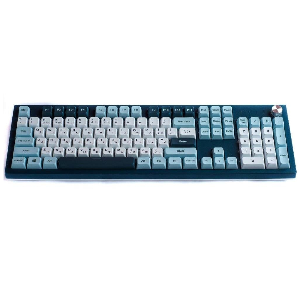 Клавіатура MONTECH MK105FR Full size FR USB UA Gray (MK105FR) - зображення 2