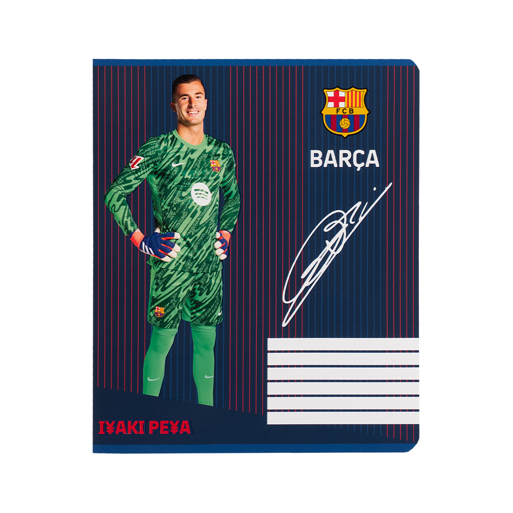 Зошит Kite FC Barcelona, 18 аркушів, клітинка (BC25-236) - зображення 6