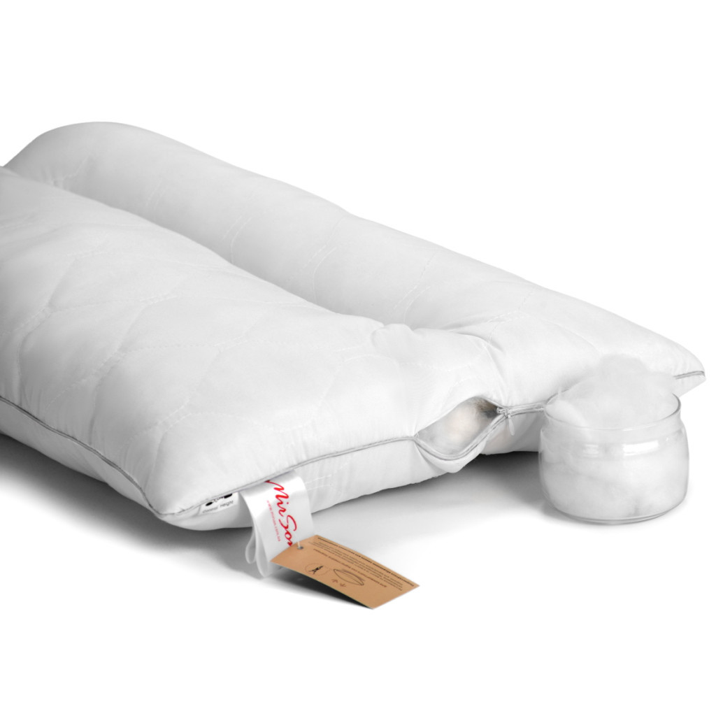 Подушка MirSon ортопедична Deluxe Eco Silver 181 середня 50x70 см (2200000398529) - зображення 3
