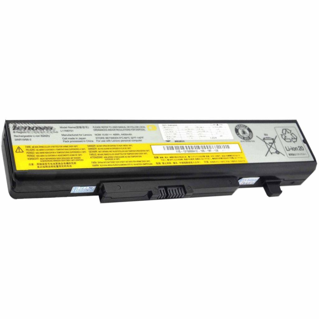 Акумулятор до ноутбука Lenovo IdeaPad Y480 L11M6F01 5600mAh (62Wh) 6cell 11.1V Li-ion (A41718) - зображення 1