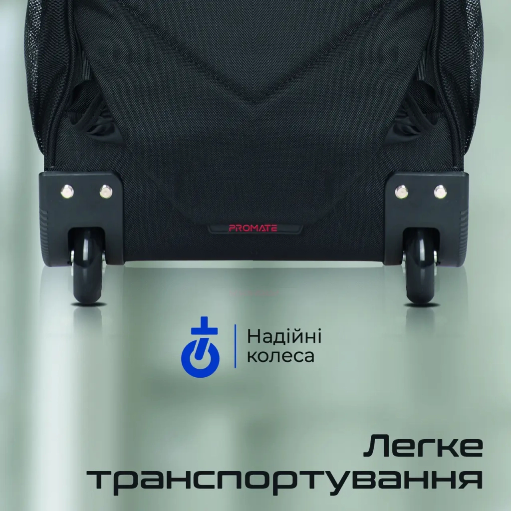 Рюкзак для ноутбука Promate 15.6" Compact-TR black (compact-tr.black) - зображення 2