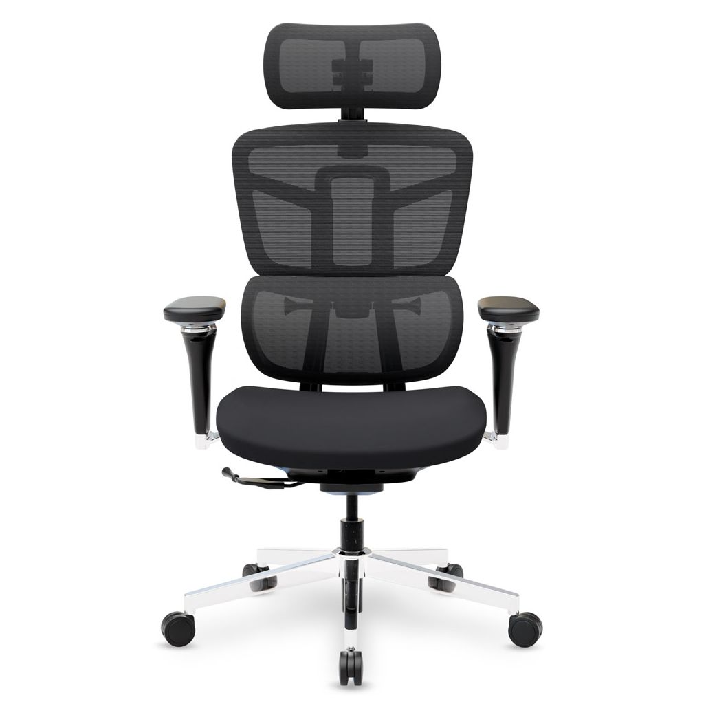 Офісне крісло Mealux S4 Air Fabric Black (HF-S4 F/B) - зображення 8