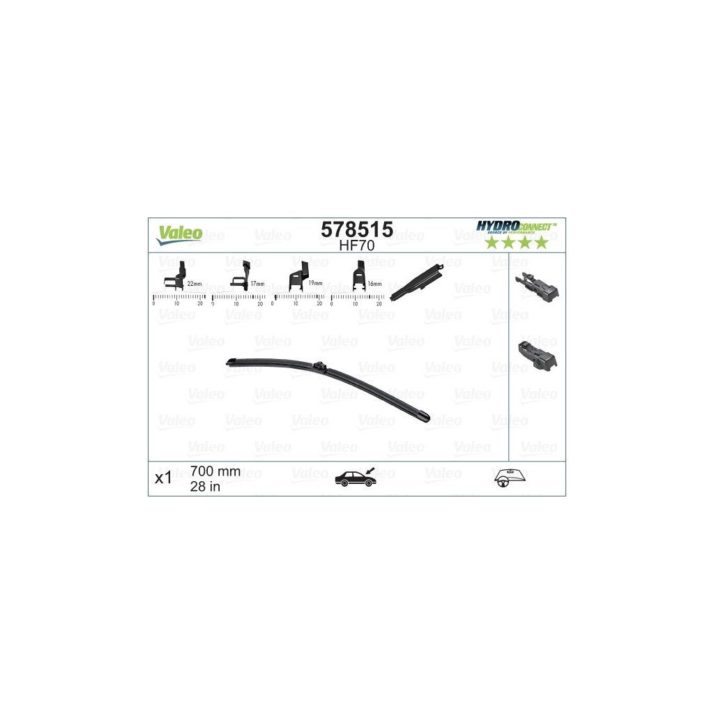 Щітка склоочисника Valeo 578515 - зображення 2