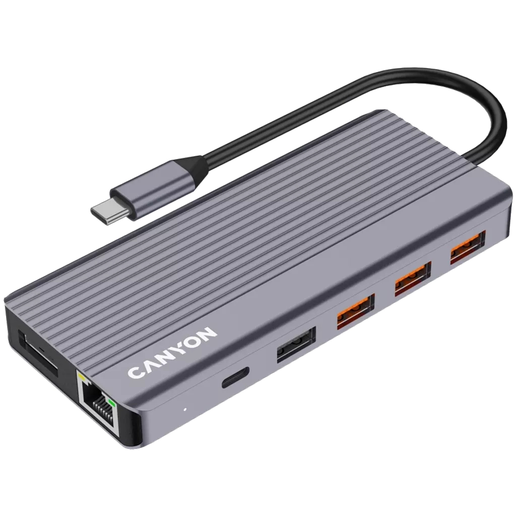 Порт-реплікатор Canyon Docking Station DS-16 13 in 1 4k USB-C hub (CNS-TDS16) - изображение 5