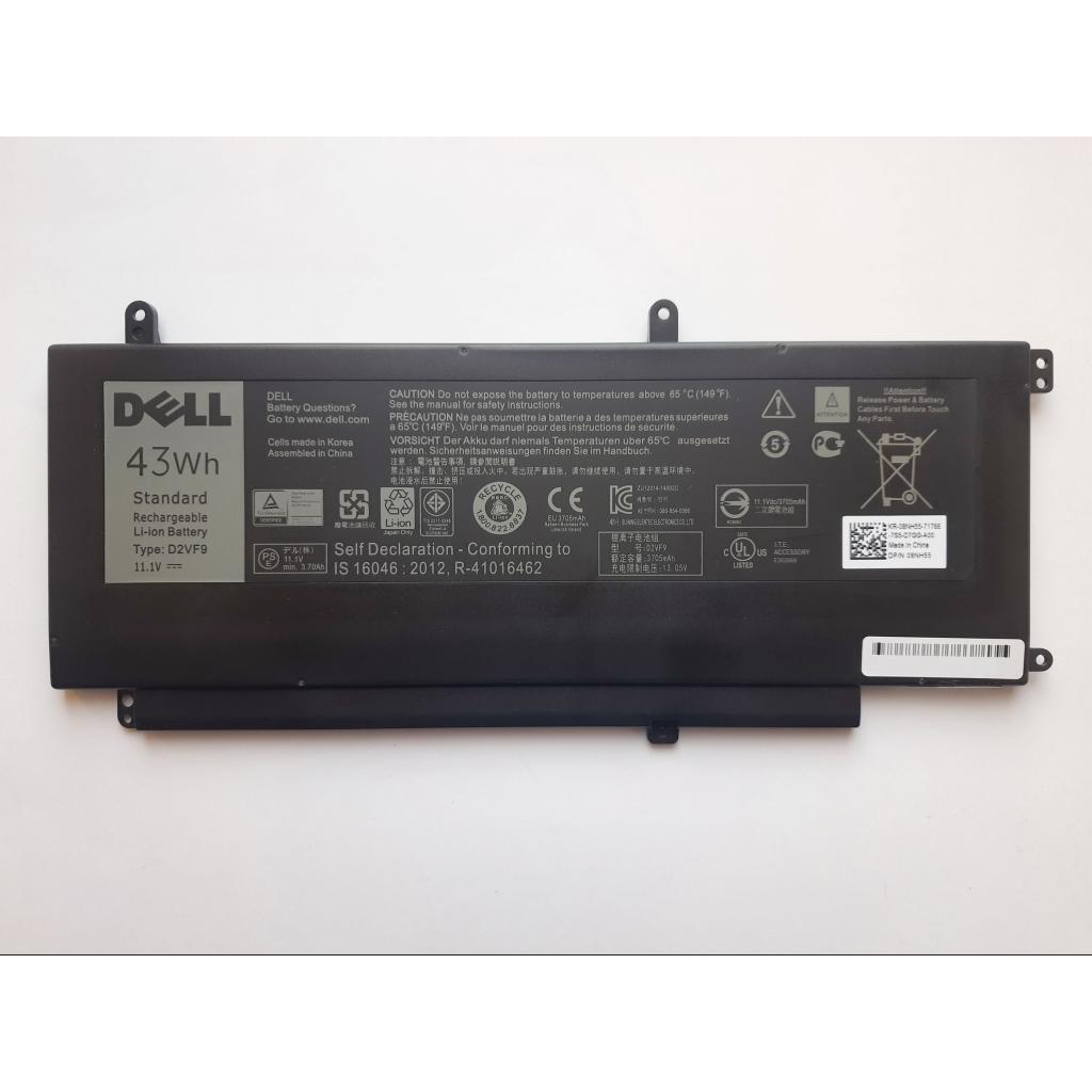 Акумулятор до ноутбука Dell Inspiron 15-7547 D2VF9, 43Wh (3705mAh), 3cell, 11.1V, Li-ion (A47535) - зображення 2