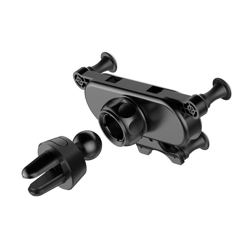 Універсальний автотримач ColorWay Gravity Sensor Holder Black (CW-CHG11-BK) - зображення 5