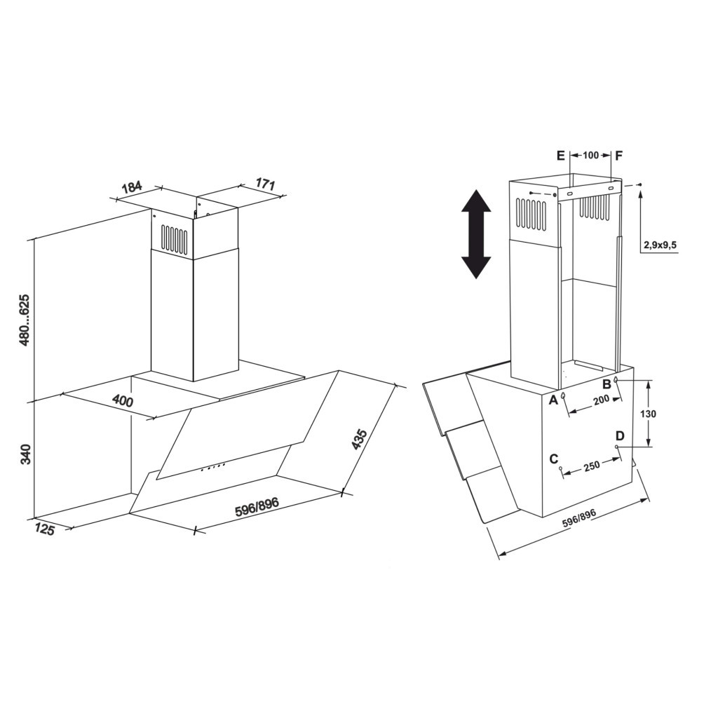 Витяжка кухонна Eleyus FENIX 1200 LED 60 BG - изображение 11
