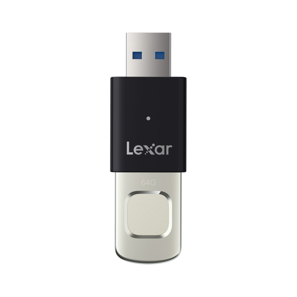USB флеш накопичувач Lexar 64GB JumpDrive Fingerprint F35 Pro USB 3.2 (LJDF35P064G-RNBNG) - изображение 3