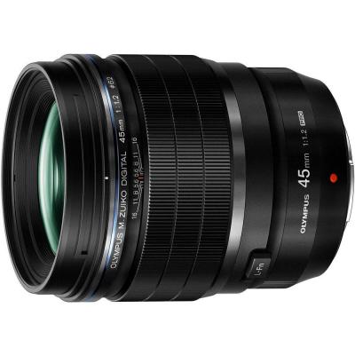 Об'єктив Olympus ET-M4512 45mm 1:1.2 PRO Black (V311090BW000) - зображення 1
