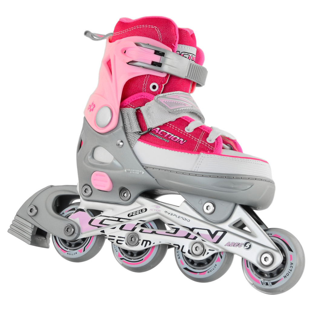 Роликові ковзани Action Anny Рожеві 33-36 (PW-126B-13-2PINK/33-36) - зображення 2