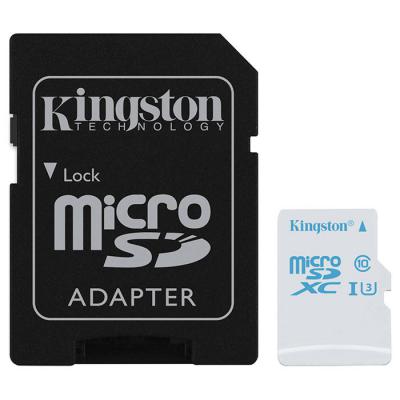 Карта пам'яті Kingston 64GB microSD class10 USH-I U3 (SDCAC/64GB) - зображення 1