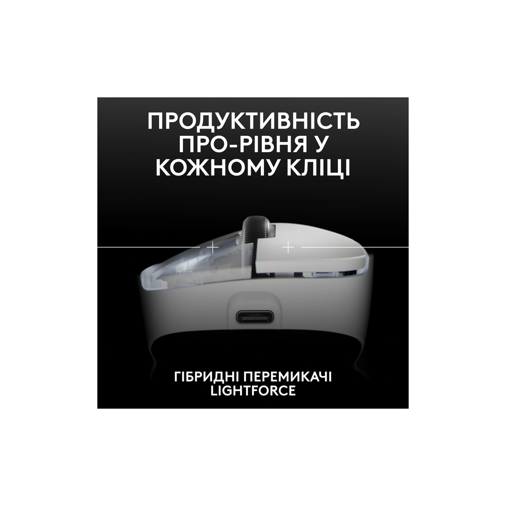 Мишка Logitech G Pro X Superlight 2 Dex Wireless White (910-007365) - зображення 5