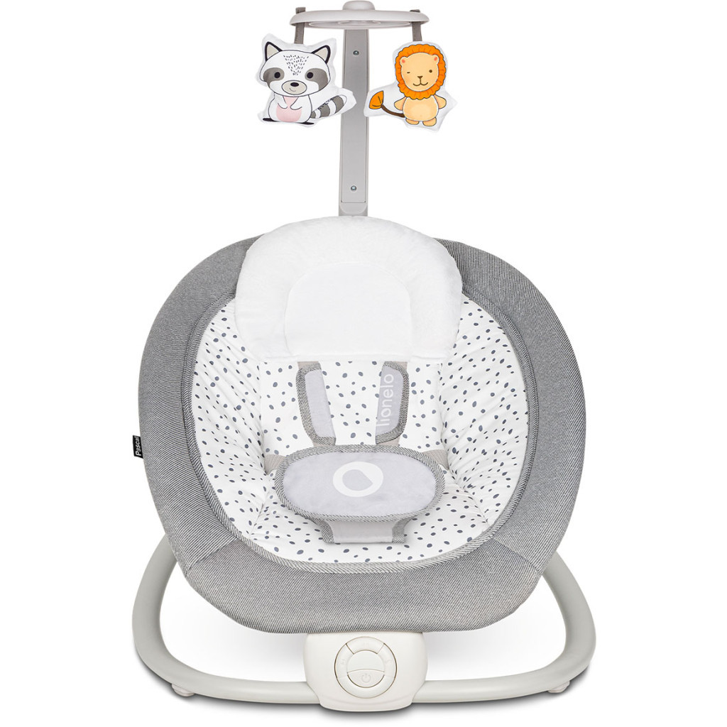 Крісло-гойдалка Lionelo Pascal Grey Dove (LO-PASCAL GREY DOVE) - зображення 4